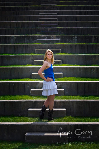 Portraits: Alyssa | train depot seniors portraits photography downtown boise bsu  | Anna Gorin Photography, Boise, Idaho