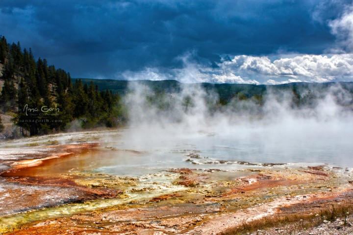 The World in HDR (part III, Yellowstone edition) | yellowstone river yellowstone national park wyoming sulphur sulfur old faithful lower falls landscapes HDR grand prismatic spring geyser geothermal fountain paint pots  | Anna Gorin Photography, Boise, Idaho