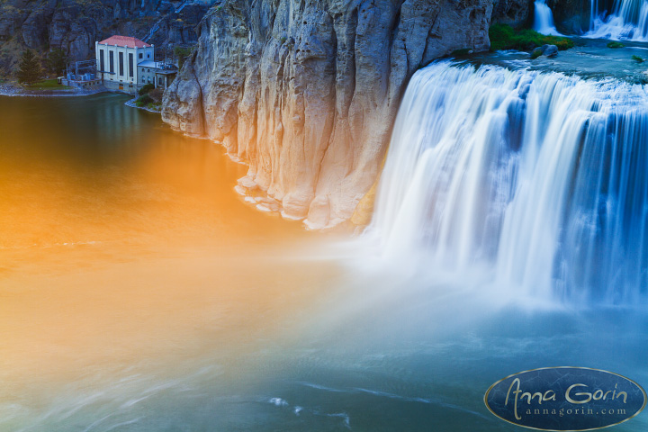 Shoshone Falls, Niagara of the West | waterfalls twin falls travel tourist destinations sunset southern idaho snake river shoshone falls photography long exposure landscapes idaho  | Anna Gorin Photography, Boise, Idaho