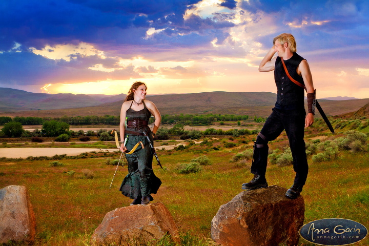 Or if you need room for medieval weaponry, why not shoot at the Weiser Sand Dunes?