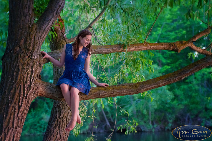 Climbing a tree is completely optional!