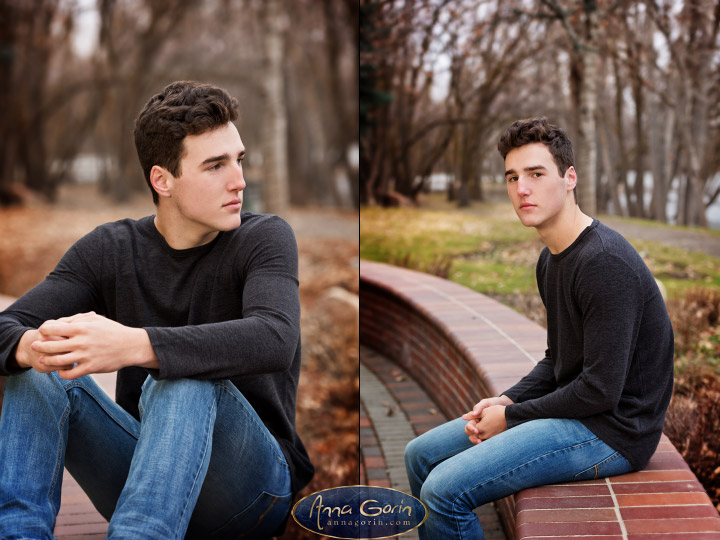 Seniors: Grant | winter seniors 2017 seniors Senior Portraits Boise Senior Portraits Senior Portrait Senior Pictures Boise Senior Photos portraits portrait photoshoots photography outdoor portraits male portrait eagle Boise Senior Pictures Boise Senior Photos Boise Senior Photography Boise Senior Photographer boise river  | Anna Gorin Photography, Boise, Idaho