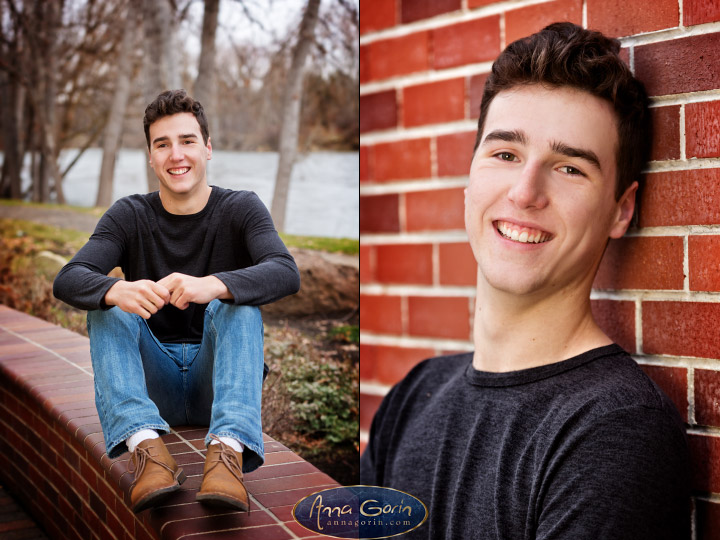 Seniors: Grant | winter seniors 2017 seniors Senior Portraits Boise Senior Portraits Senior Portrait Senior Pictures Boise Senior Photos portraits portrait photoshoots photography outdoor portraits male portrait eagle Boise Senior Pictures Boise Senior Photos Boise Senior Photography Boise Senior Photographer boise river  | Anna Gorin Photography, Boise, Idaho