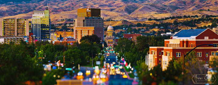 Boise Idaho downtown skyline