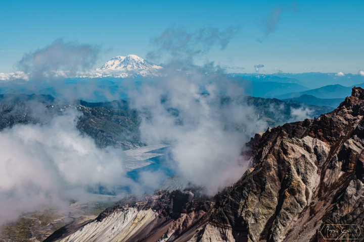 Mount St Helens summit, Washington