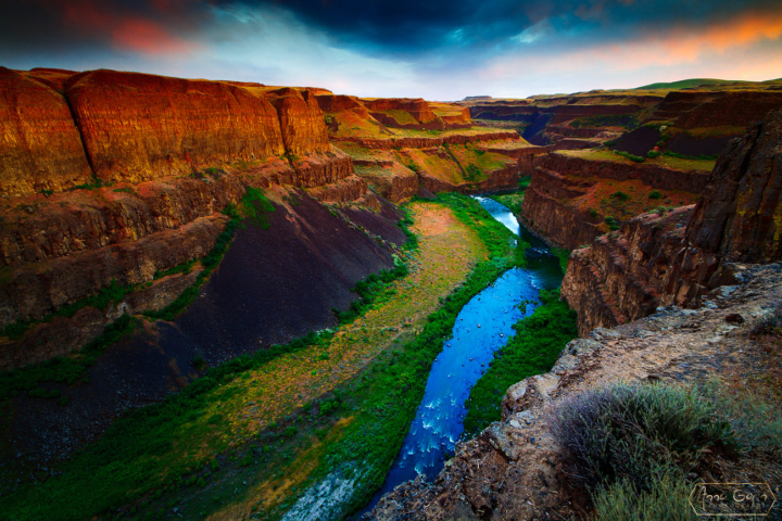 Palouse River canyon, Washington