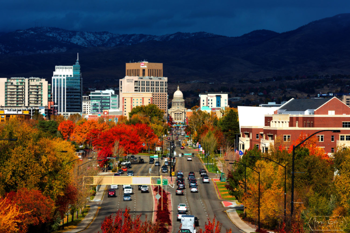 Boise Idaho skyline